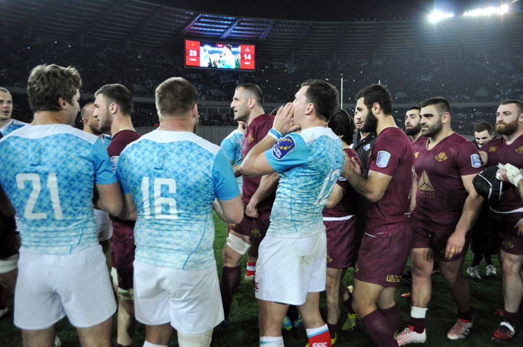 A big game of tough gentlemen: Georgian rugby team beats Russia geotv.ge